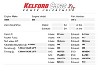 Kelford Cams - Stage 3 Camshaft Upgrade - BMW S58 M2/M3/M4 G8X