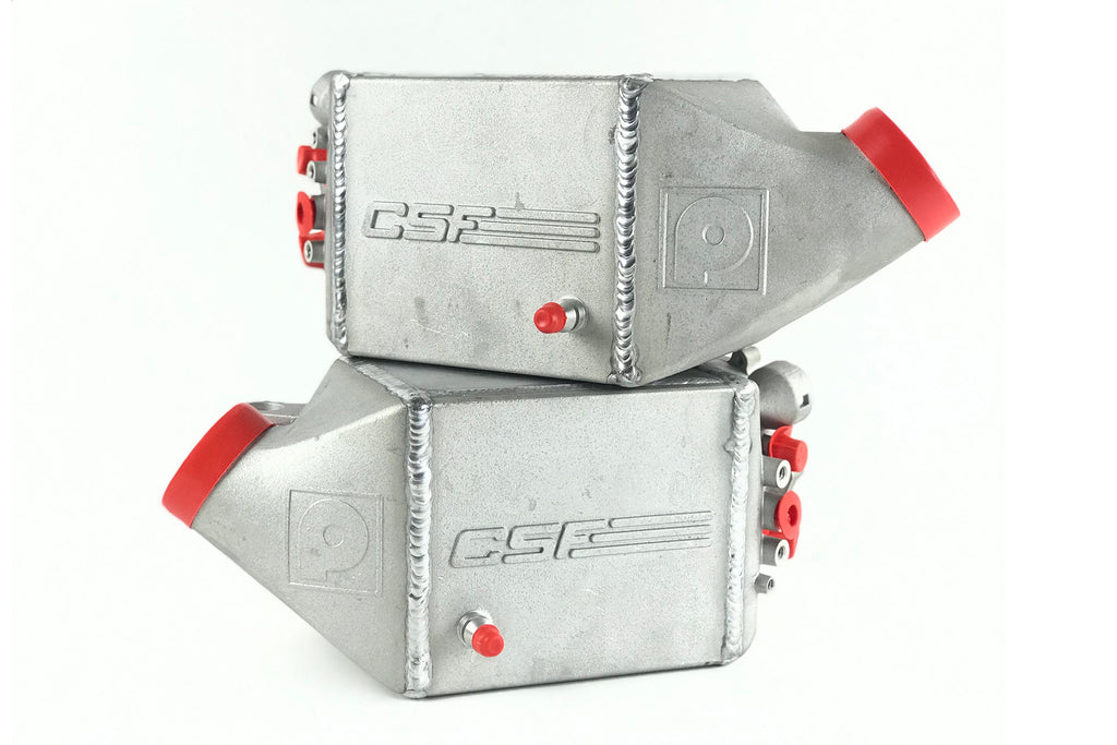 CSF BMW F1X M5 & M6 Twin Charge-Air-Cooler Set - Raw Finish