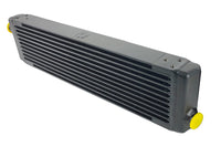 CSF Universal Single-Pass Oil Cooler w/ Direct Fitment for Porsche 911 center front oil cooler (RSR Style) - M22 x 1.5 connections - 24L x 5.75H x 2