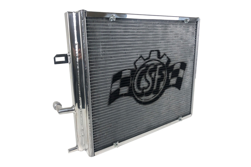 CSF BMW F3X/F2X B58/B48 Triple-Pass Heat Exchanger w/ Rock Guard - Silver
