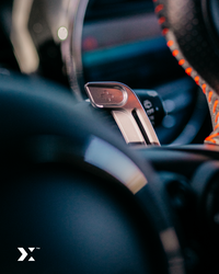 MMX Gear shift paddles | F56 Mini | Titanium