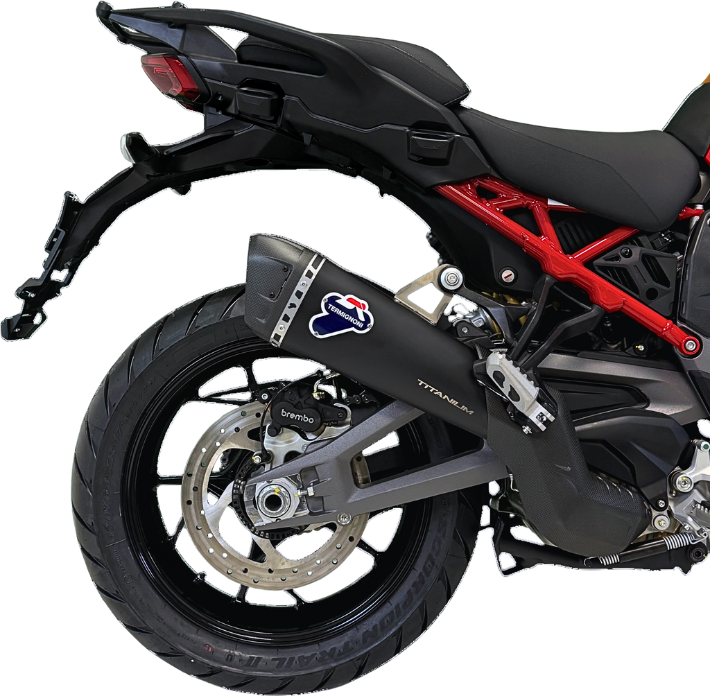 Termignoni Semi-complete system BLACK TITANIUM - DUCATI MULTISTRADA V4 - Pikes Peak MY20-25