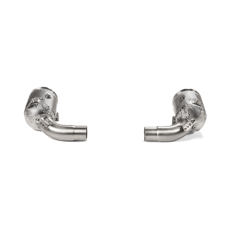 Akrapovic Link Pipe Set w/ Cat (SS) - Porsche 911 (992) Carrera