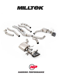 Milltek Sport Cat Back System including Signature Series Titanium Audi RS6/RS7 C8 4.0 V8 bi-Turbo