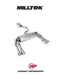 Milltek Sport Cat-back – Audi S3 8V/8V.2 Saloon & Cabriolet