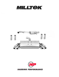 Milltek Sport Cat-back – Audi S3 8V/8V.2 Saloon & Cabriolet