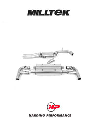 Milltek Sport 80mm Cat Back RS3 Sportback (8V MQB – Facelift Only)