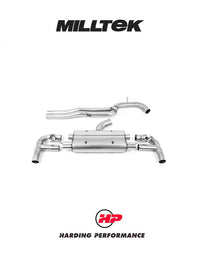 Milltek Sport 80mm Cat Back RS3 Sportback (8V MQB – Facelift Only)