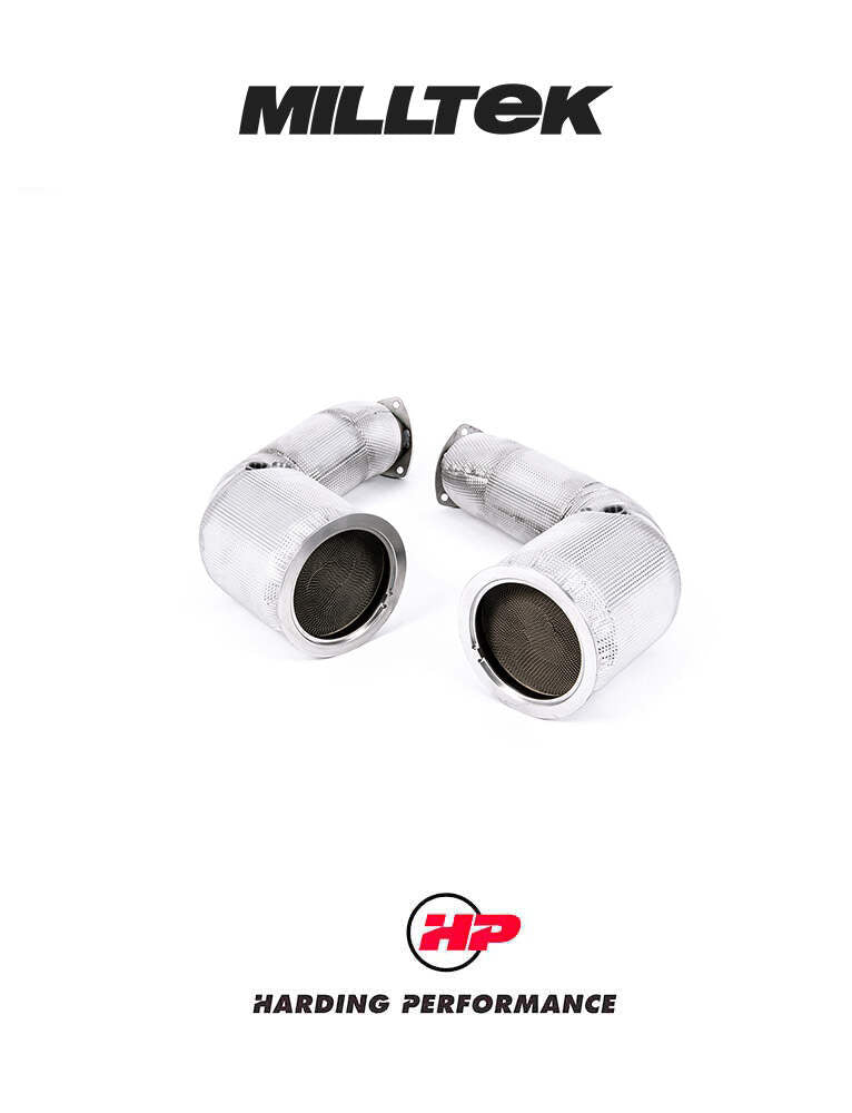 Milltek Sport Audi SQ7/SQ8/RSQ8 Large Bore Downpipes & Hi-Flow Sports Cats