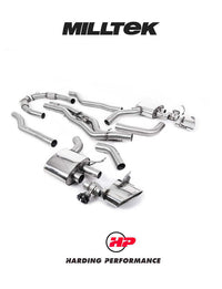 Milltek Sport Cat Back System (Twin 80mm) Audi RS6/RS7 C8 4.0 V8 bi-Turbo in Performance Edition