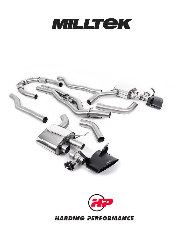 Milltek Sport Cat Back System (Twin 80mm) Audi RS6/RS7 C8 4.0 V8 bi-Turbo in Performance Edition