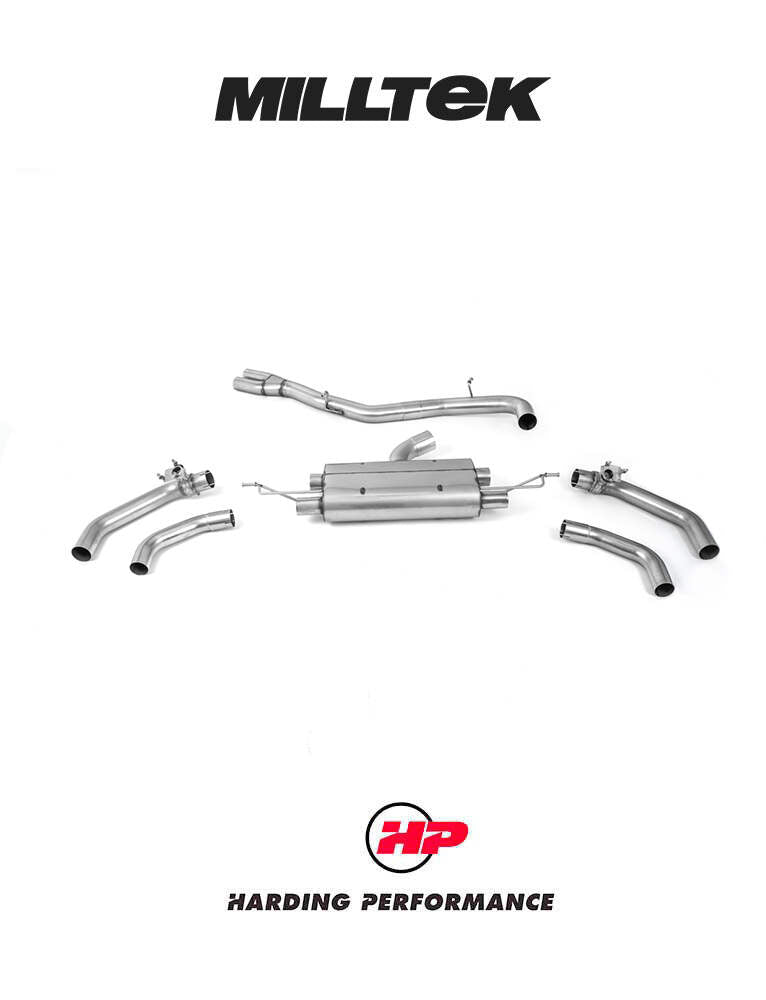 Milltek Sport Particulate Filter-back GPF/OPF Back 80mm System, Fits with OE Tailpipes Audi RSQ3