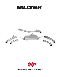 Milltek Sport Particulate Filter-back GPF/OPF Back 80mm System, Fits with OE Tailpipes Audi RSQ3