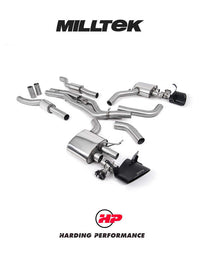 Milltek Sport Cat Back System (Twin 80mm) Audi RS6/RS7 C8 4.0 V8 bi-Turbo in Performance Edition