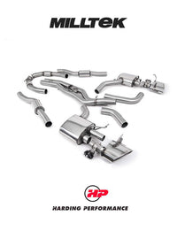 Milltek Sport Cat Back System (Twin 80mm) Audi RS6/RS7 C8 4.0 V8 bi-Turbo in Performance Edition