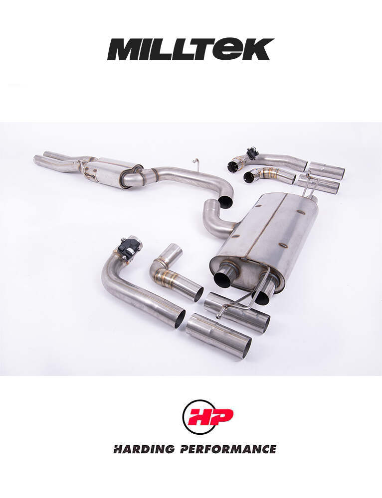 Milltek Sport Audi RS3 8Y Sedan Particulate Filter-Back