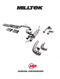 Milltek Sport Audi RS3 8Y Sedan Particulate Filter-Back
