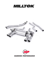 Milltek Sport Cat Back BMW F87 M2 Hollowtek Twin System