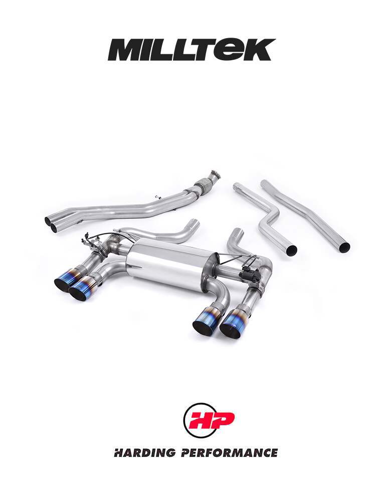 Milltek Sport Cat Back BMW F87 M2 Hollowtek Twin System