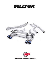 Milltek Sport Cat Back BMW F87 M2 Hollowtek Twin System