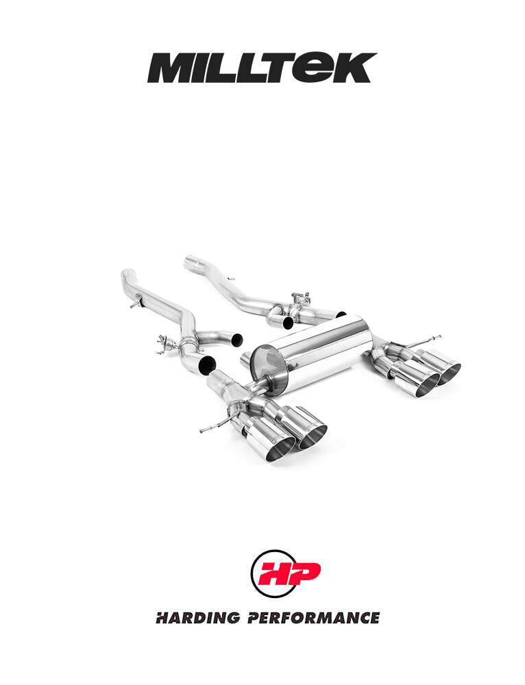Milltek Sport Axle Back – BMW M3/M4 Competition S58 3.0 Turbo