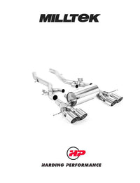 Milltek Sport Axle Back – BMW M3/M4 Competition S58 3.0 Turbo