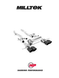 Milltek Sport Axle Back – BMW M3/M4 Competition S58 3.0 Turbo
