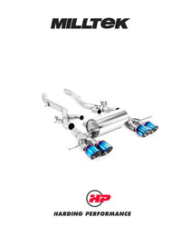 Milltek Sport Axle Back – BMW M3/M4 Competition S58 3.0 Turbo