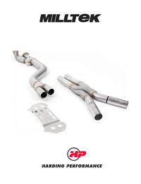 Milltek Sport Secondary Catalyst Bypass Midpipe BMW 3/4 Series G80/G81/G82 M3/M4 & M3/M4 Competition S58