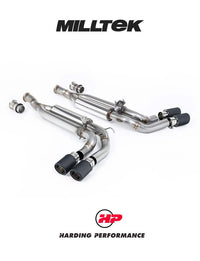 Milltek Sport Mercedes-AMG G63 W463 Valved Cat-back with Carbon JET-90 Trims