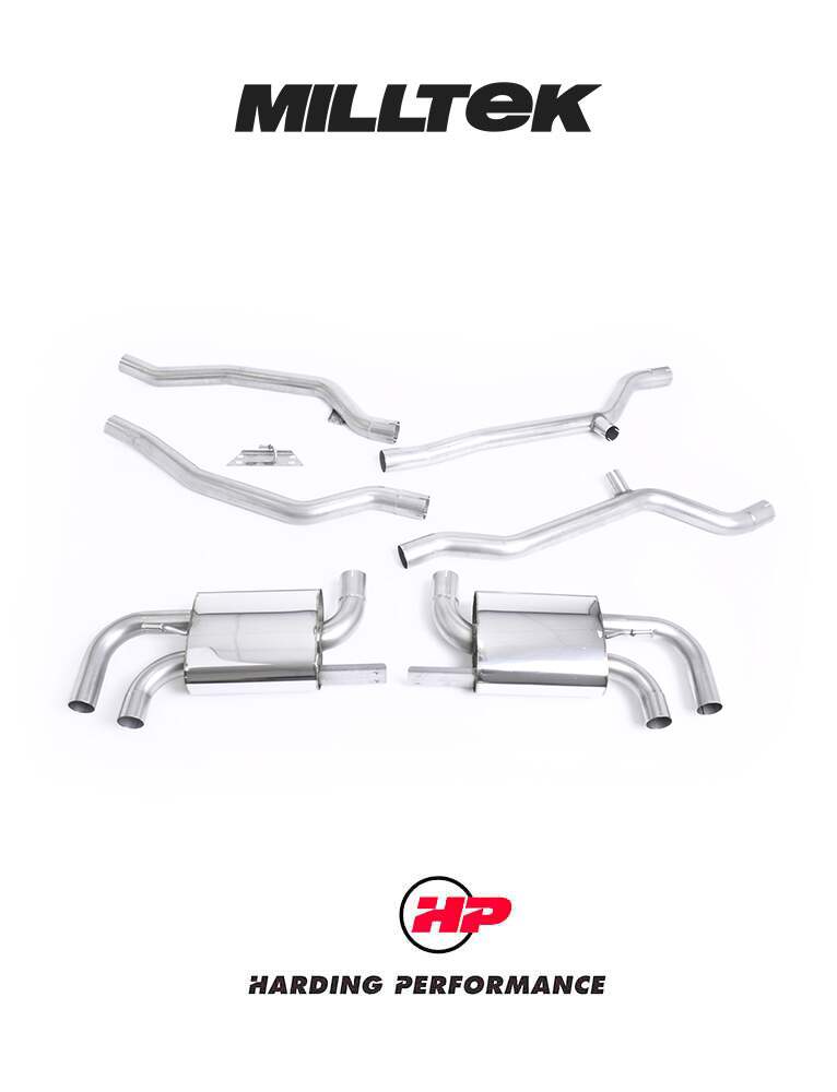 Milltek Sport Cat Back Porsche Cayenne 958 Turbo OEM Look