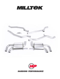 Milltek Sport Cat Back Porsche Cayenne 958 Turbo OEM Look
