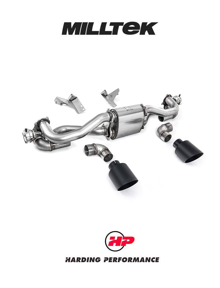 Milltek Sport Porsche 718 Cayman GT4 4.0 Manual Exhaust Systems