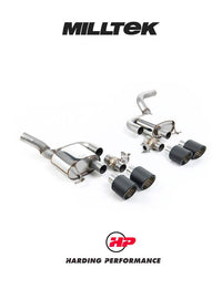 Milltek Sport Valved Rear Silencers Porsche Macan 2.9 V6 GTS & Turbo (Facelift Models only)