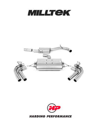 Milltek Sport Particulate Filter-Back System Cupra Formentor VZx 2.0TSI 310ps (MQB Evo – OPF/GPF Equipped Models)