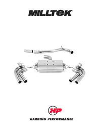 Milltek Sport Particulate Filter-Back System Cupra Formentor VZx 2.0TSI 310ps (MQB Evo – OPF/GPF Equipped Models)