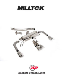 Milltek Sport Cat Back – Corolla GR 1.6 Turbo