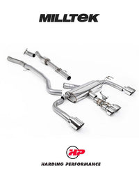 Milltek Sport Cat Back – Corolla GR 1.6 Turbo