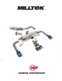 Milltek Sport Cat Back – Corolla GR 1.6 Turbo