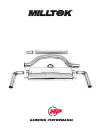 Milltek Sport Cat Back – VW Golf MK8/MK8.5 GTI