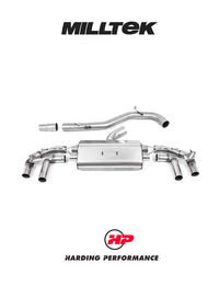 Milltek Sport 80mm Cat Back – VW MK8/8.5 Golf R Exhaust