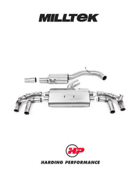 Milltek Sport 80mm Cat Back – VW MK8/8.5 Golf R Exhaust