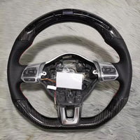 VW Golf MK6R with LED Dash - Euro Kustoms Carbon Fibre Racing Wheel