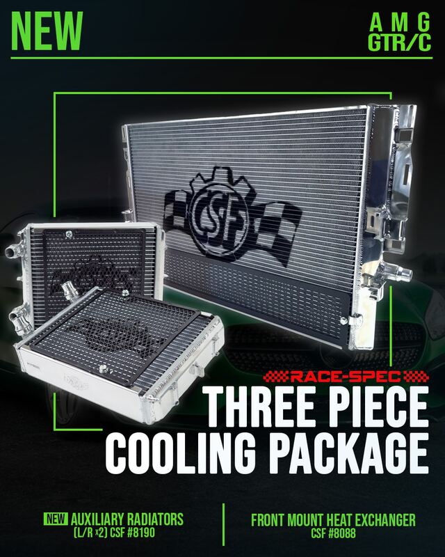 CSF THREE PIECE COOLING PACKAGE - MERCEDES AMG GTR / GTC