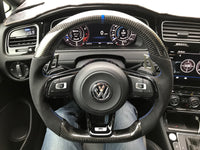 VW Golf MK7/7.5 GTI & R - Carbon Fibre Steering Wheel (Without LED Race Display)