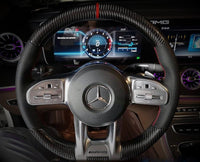 Mercedes C63 AMG - Carbon Fibre Steering Wheel – (LED Race Display) - Updated Steering Wheel