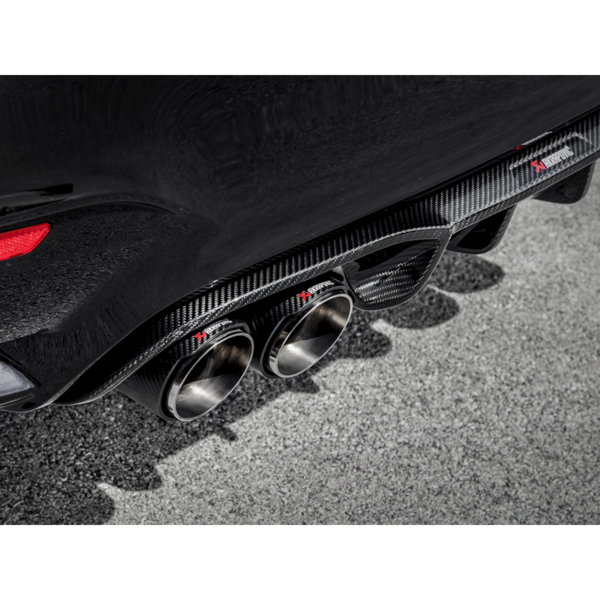 Akrapovic Rear Carbon Fibre Diffuser (Gloss) - BMW M3/M4 F8X