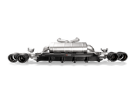 Akrapovic Rear Carbon Fiber Diffuser incl Red/White Logo - BMW F90 M5