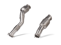 Akrapovic Downpipes With Sport Cat (200 CPSI) - BMW G8X M2/M3/M4