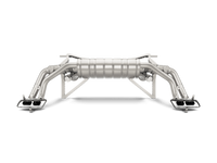 Akrapovic Titanium Exhaust System - Slip-On Line - Audi R8 5.2 FSI Coupé/Spyder 2016+